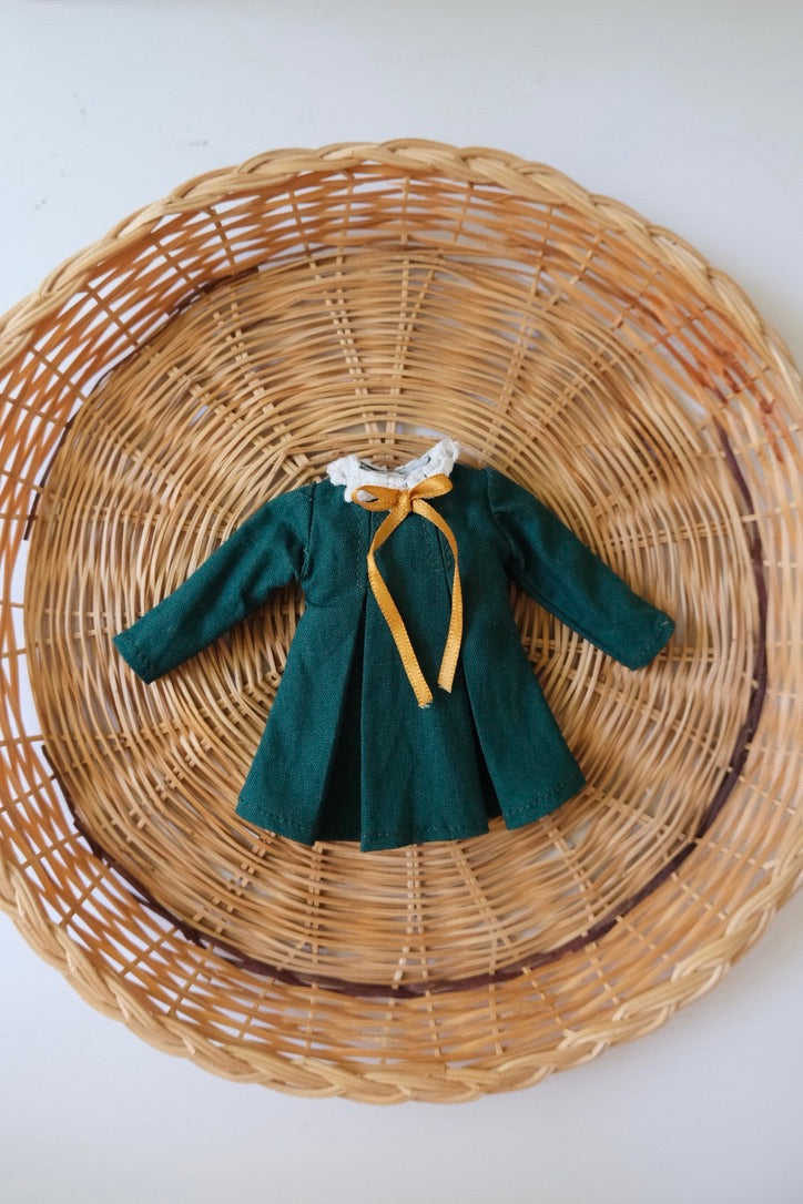 Big pleated Dress _ Green