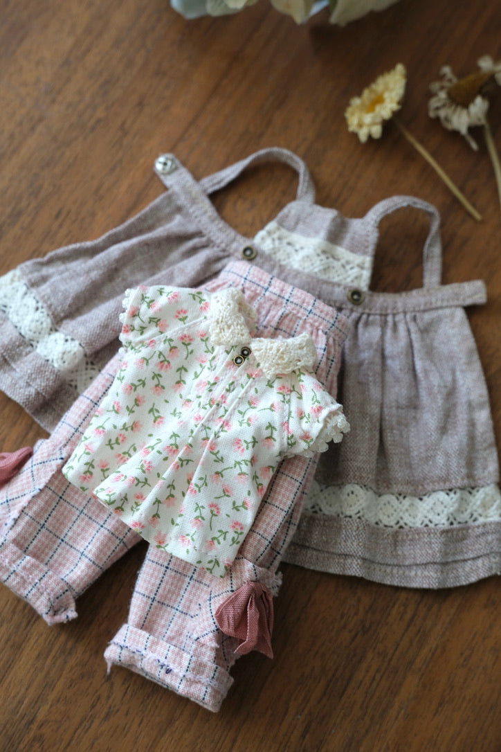 Pinafore Dress Set