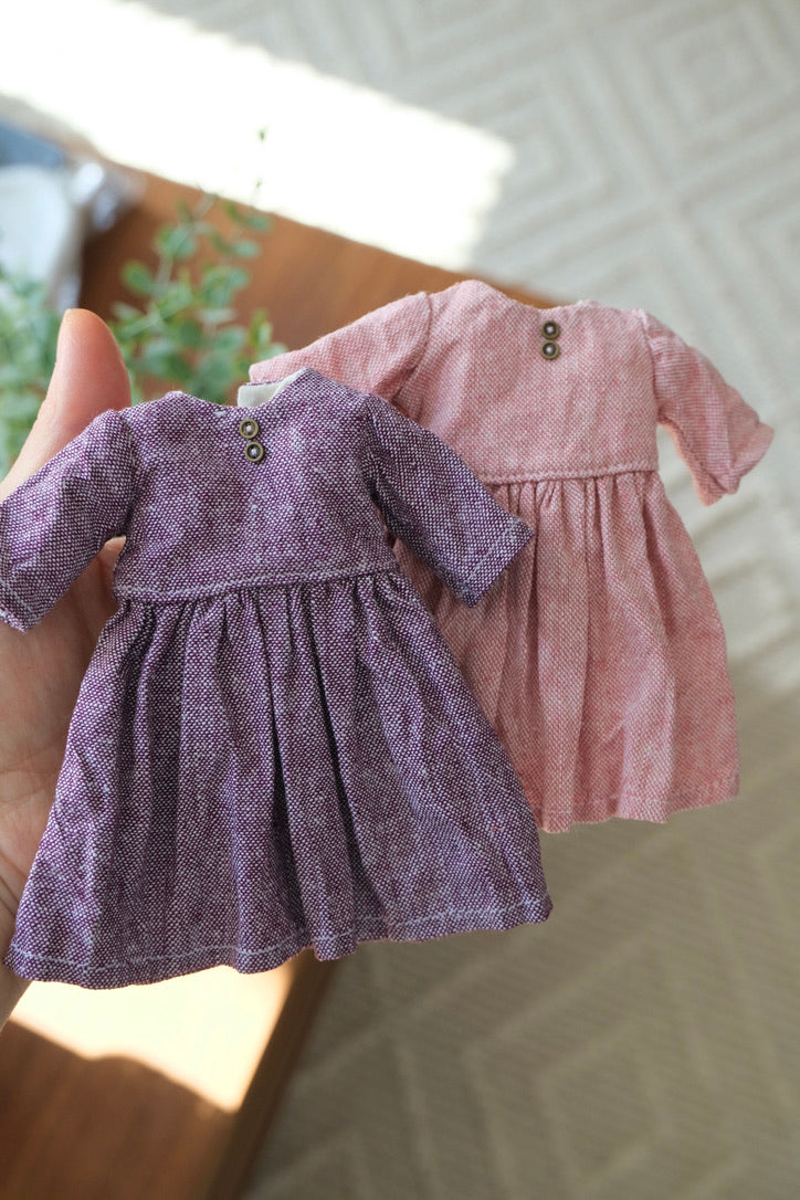 Linen Dress - Pink