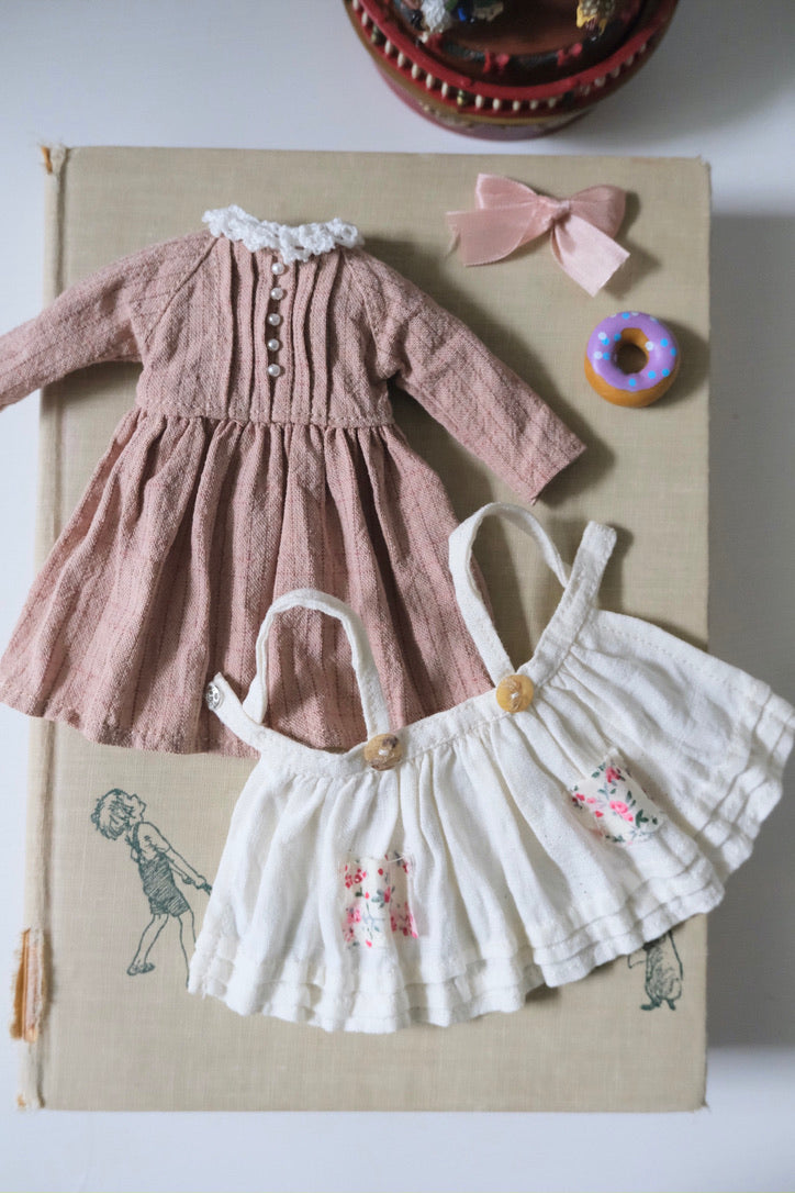 Pin-Tucked Dress and Apron