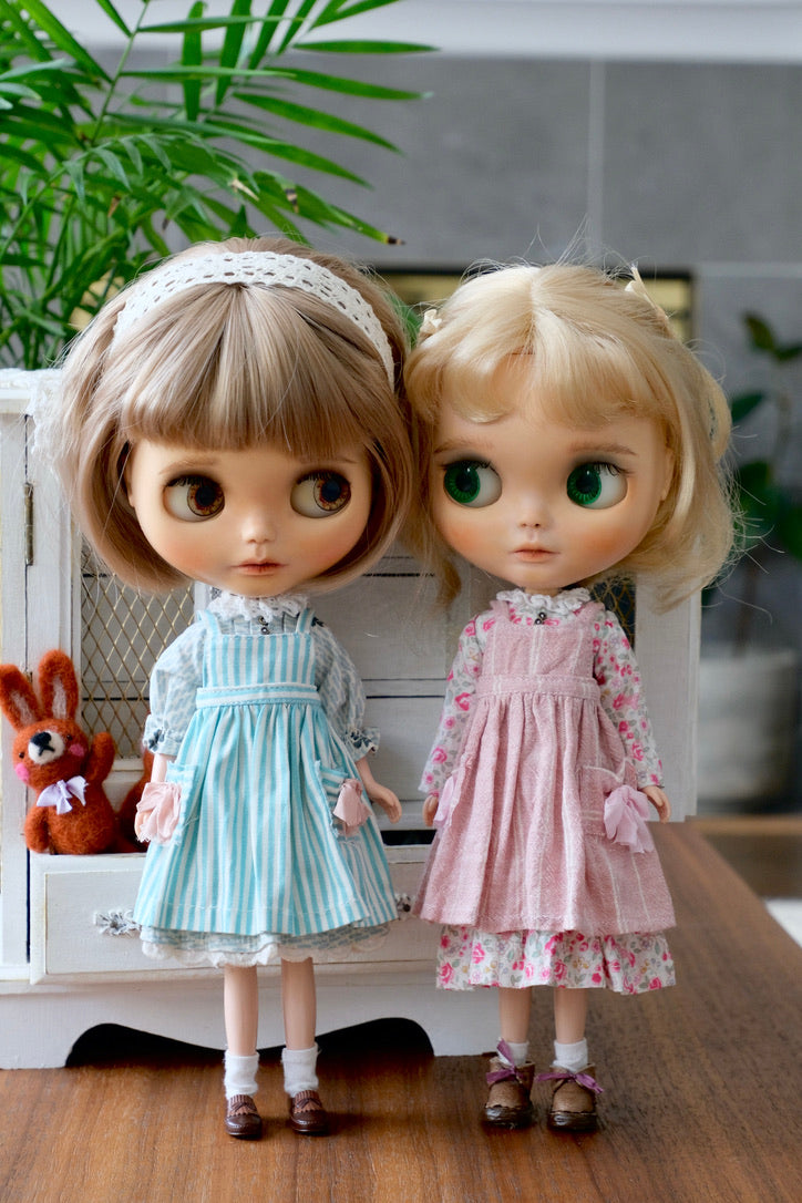 Dress and Apron - Pink
