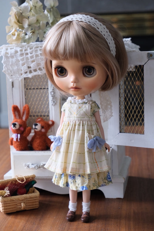 Dress and Apron - Yellow