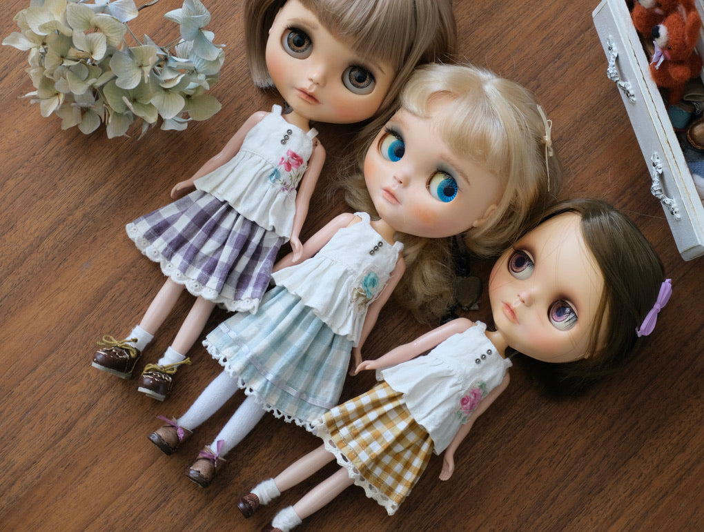 Cami Top and Skirt - Purple