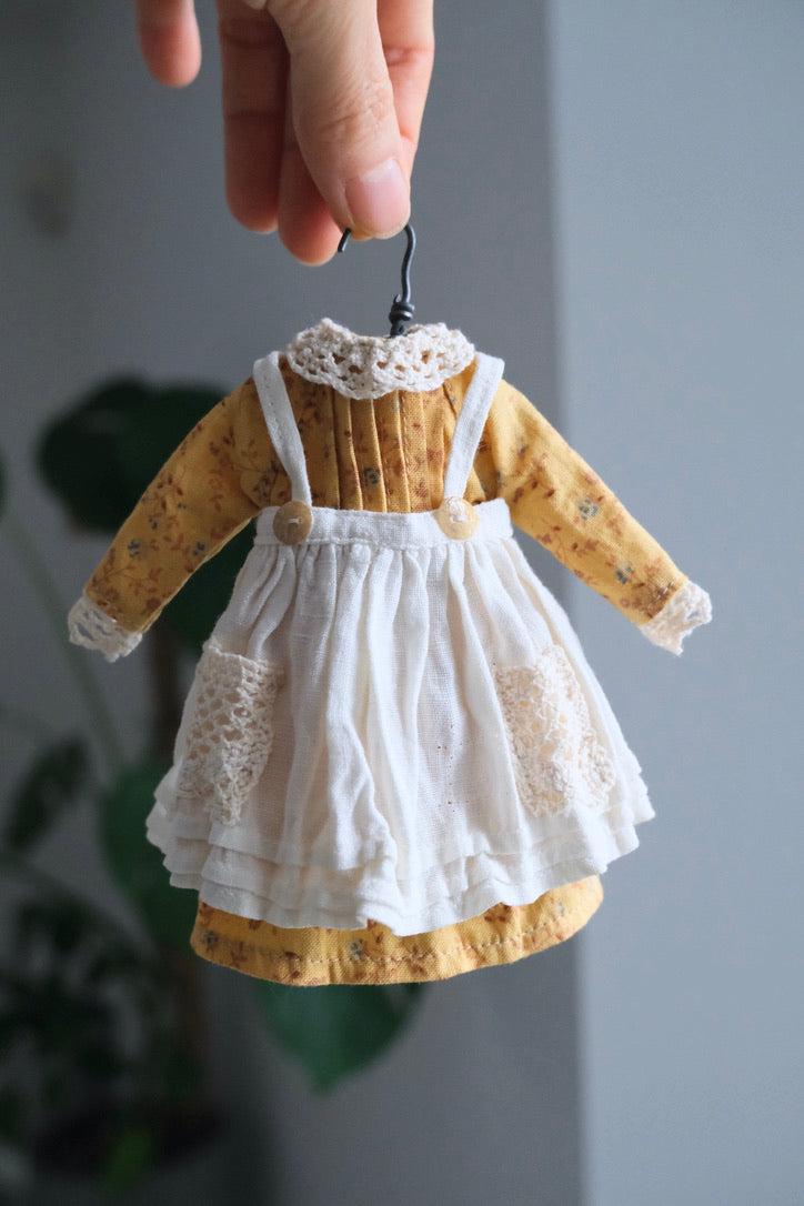 Pin-Tucked Dress and Apron