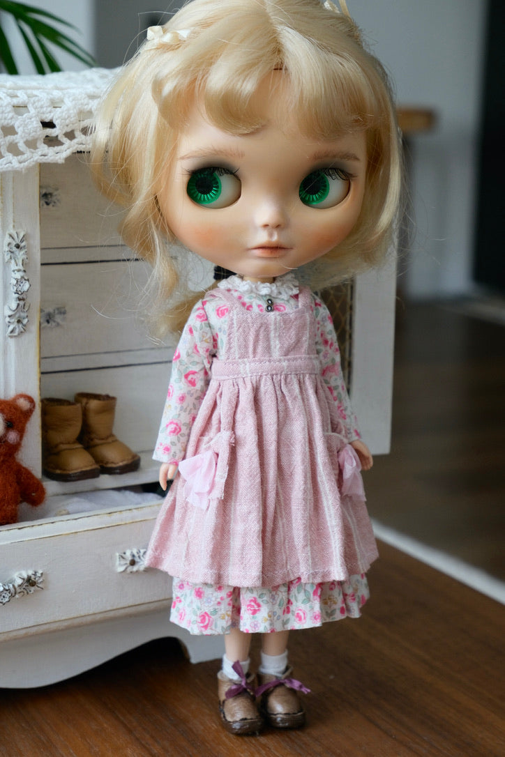 Dress and Apron - Pink