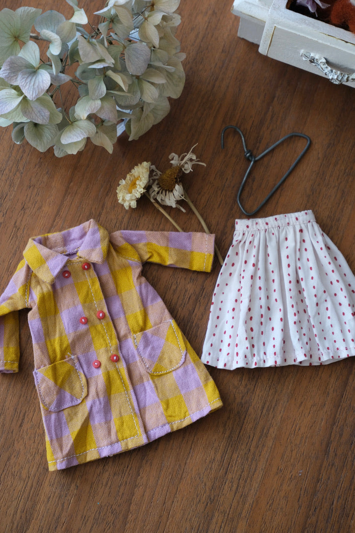 Double Breasted Coat and Skirt