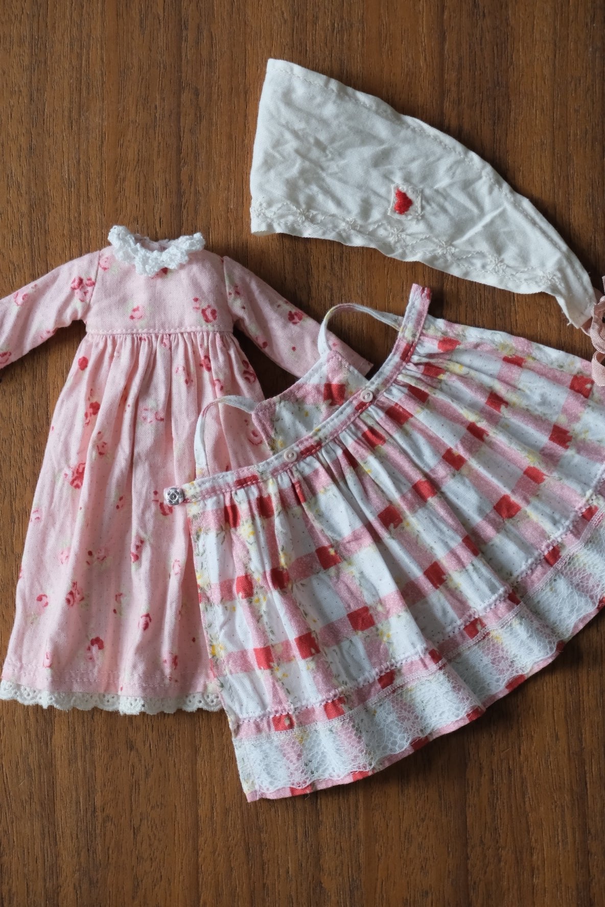 Little bonnet girl set _ Pink floral