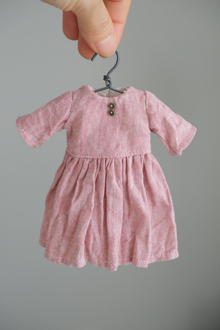 Linen Dress - Pink