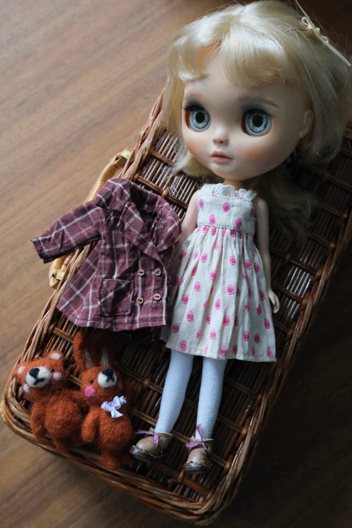 Double-Breasted Jacket and Cami Dress