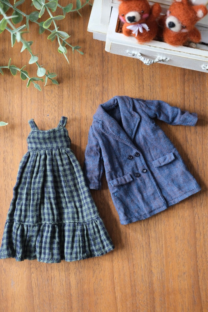 Double Breasted Coat and Dress