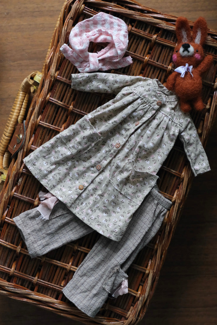 Maxi Babydoll Coat and Pants Set