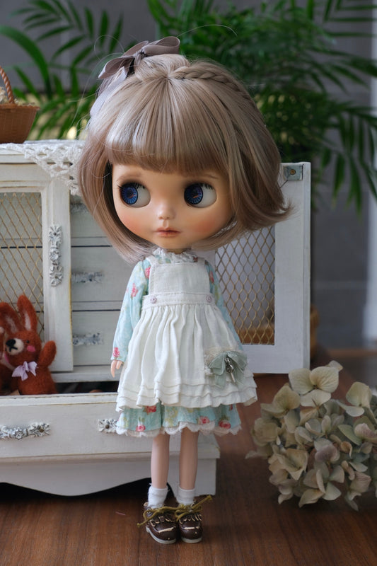 Dress and Apron - Blue