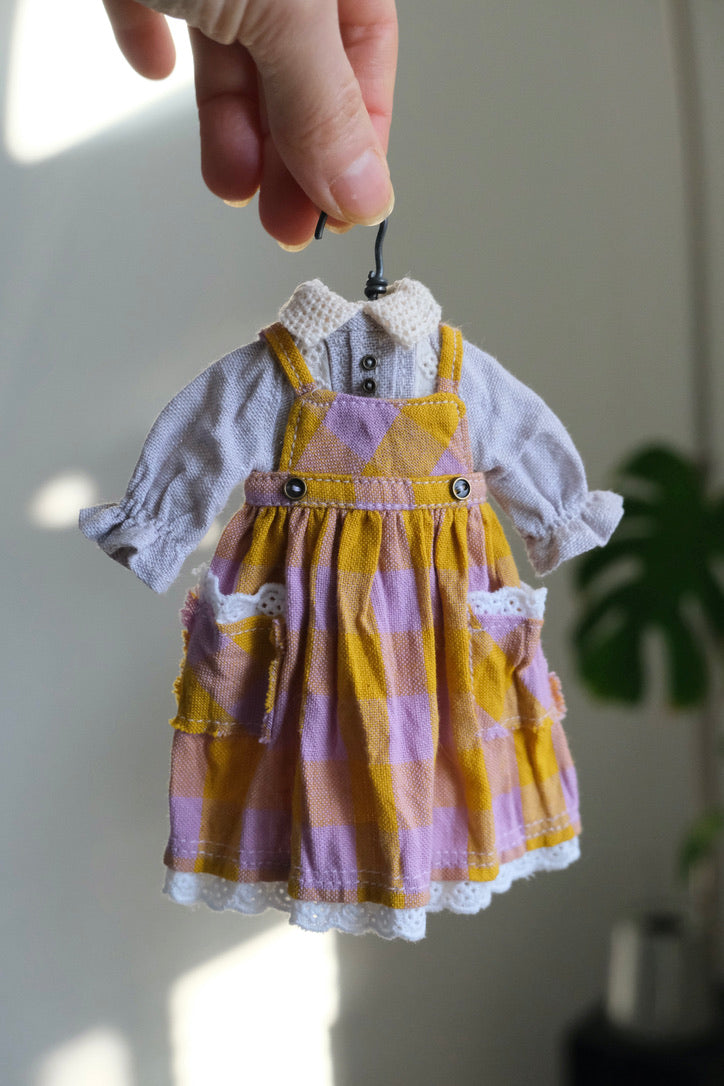 Blouse and Pinafore Dress