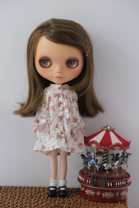 Babydoll coat -  Floral