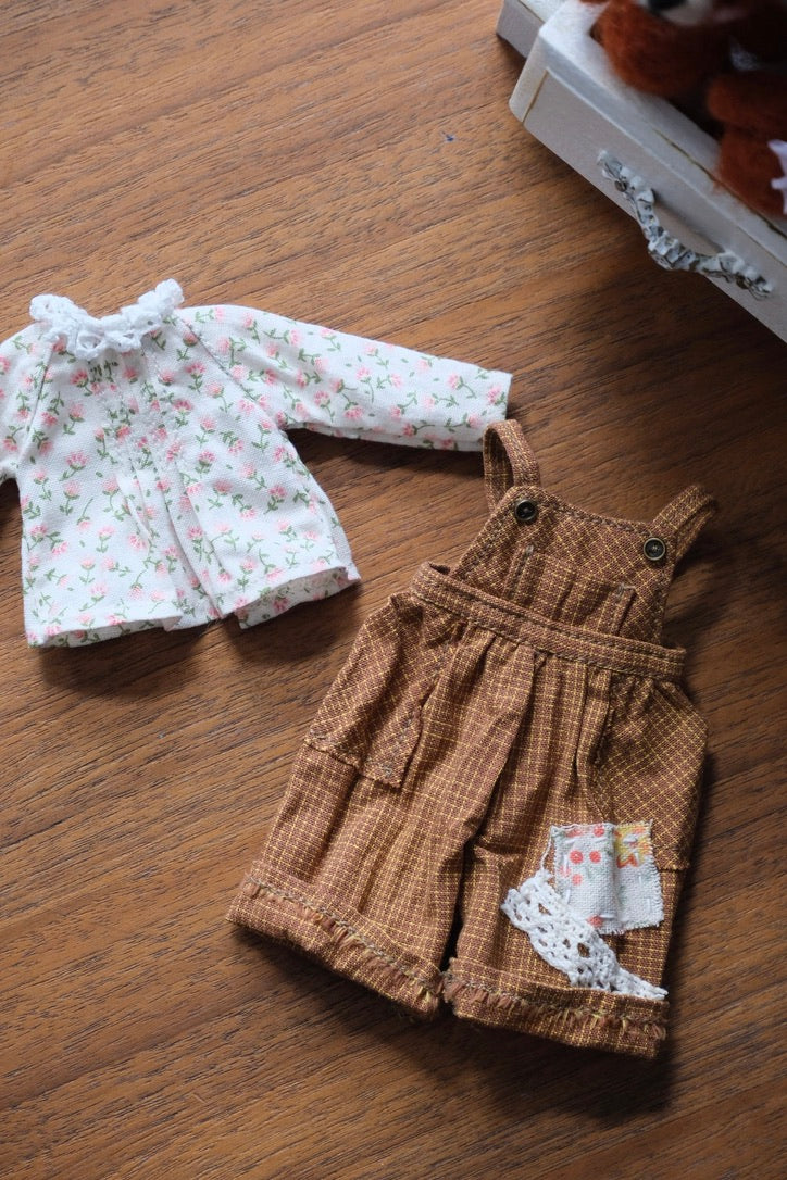 Midi Overalls set - Brown
