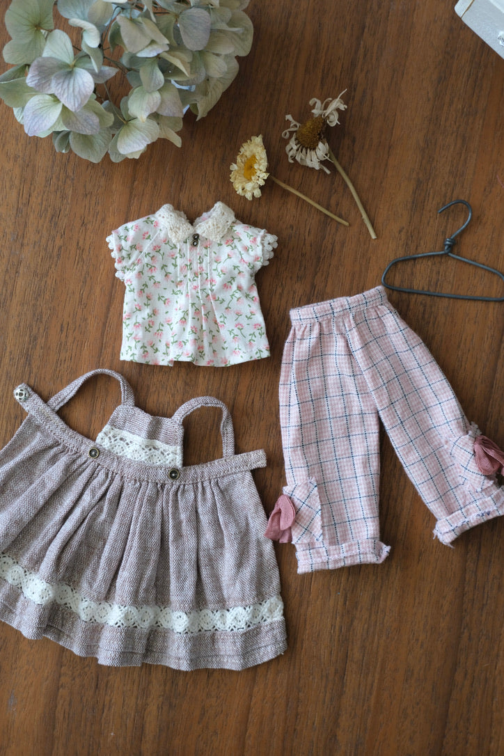 Pinafore Dress Set
