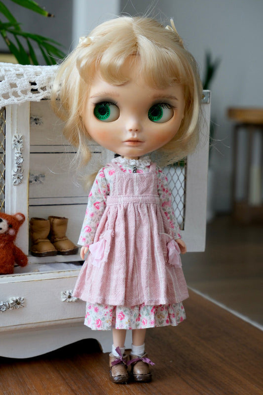 Dress and Apron - Pink
