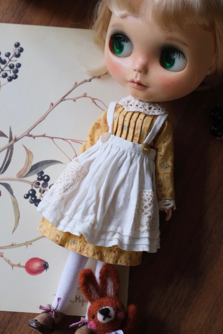 Pin-Tucked Dress and Apron