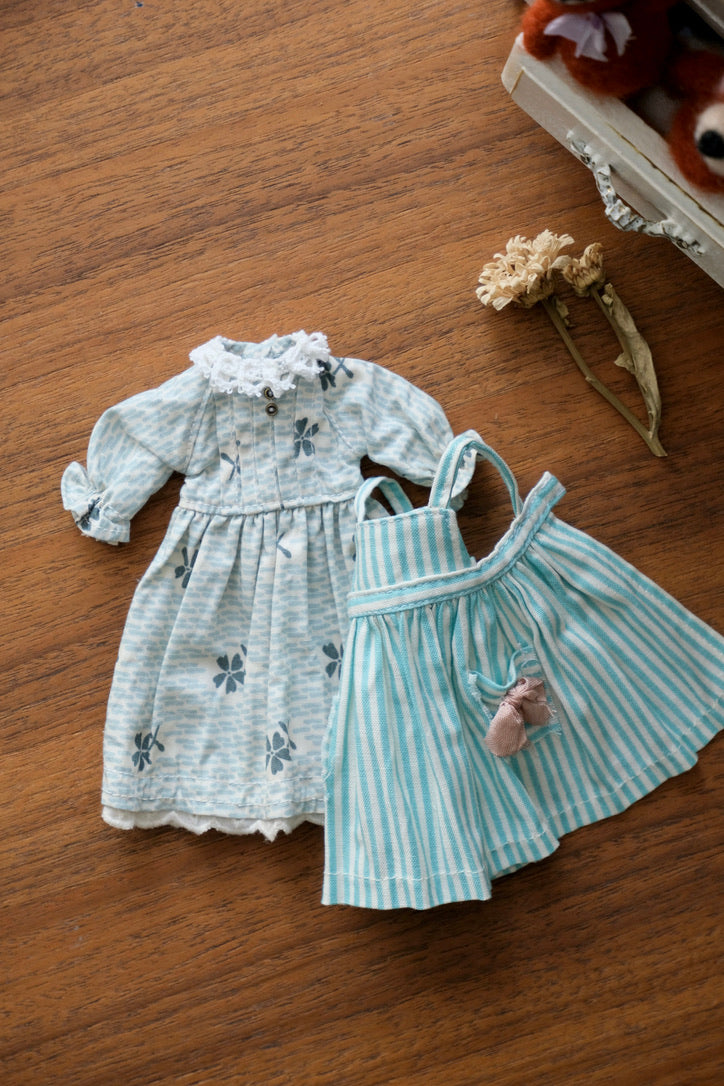 Dress and Apron - Mint