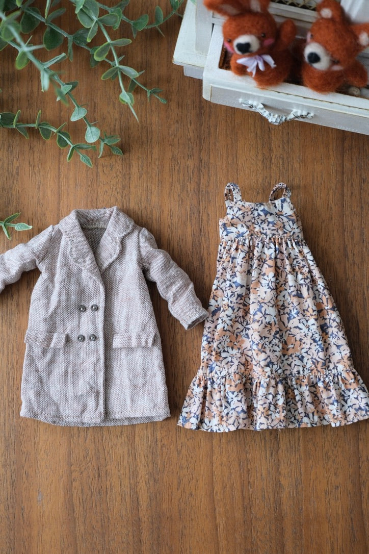 Double Breasted Coat and Dress