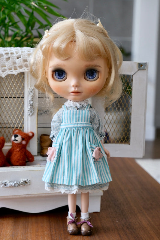 Dress and Apron - Mint