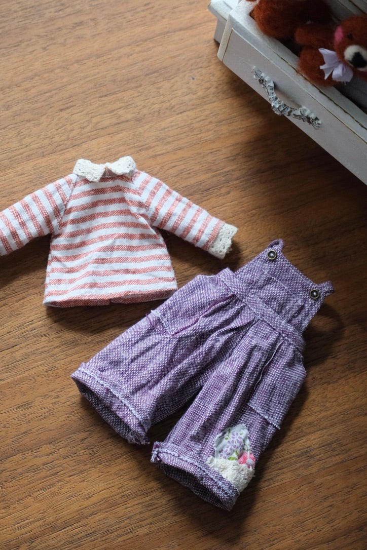 Midi Overalls set - Purple