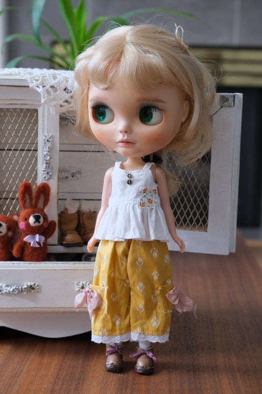 Cami Top and Pants _ Yellow