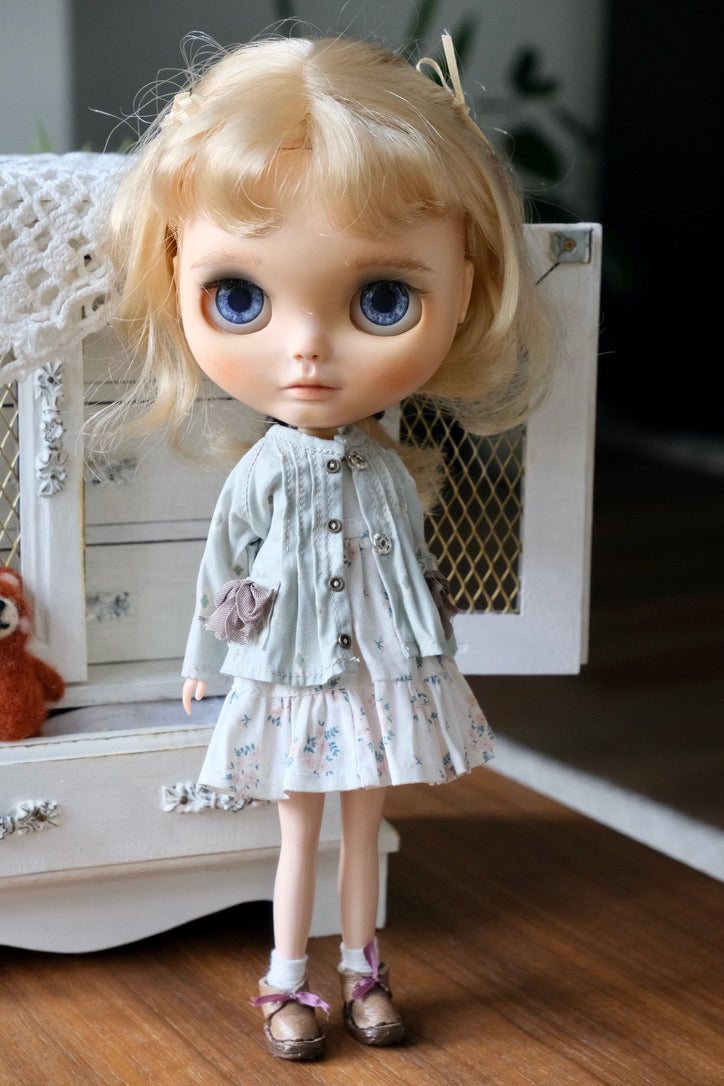 Pin-Tucked Jacket and Sundress
