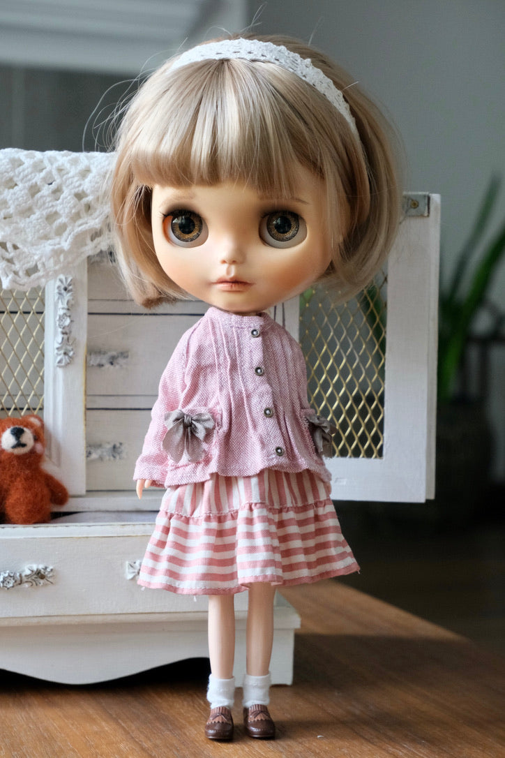 Pin-Tucked Jacket and Sundress