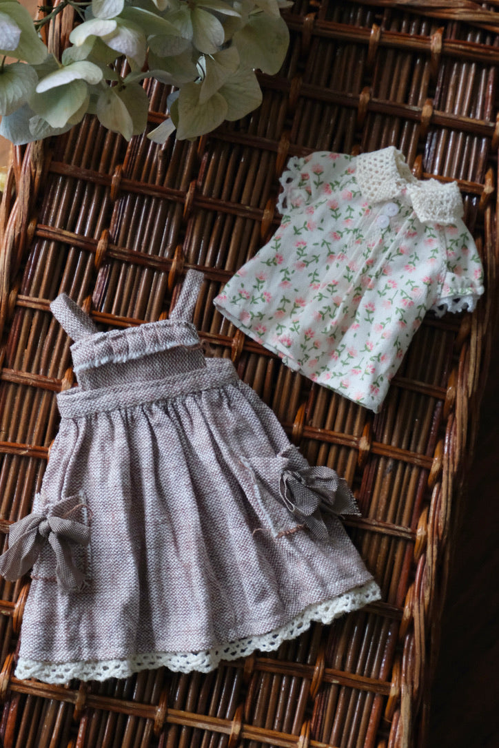 Pinafore Dress and Blouse