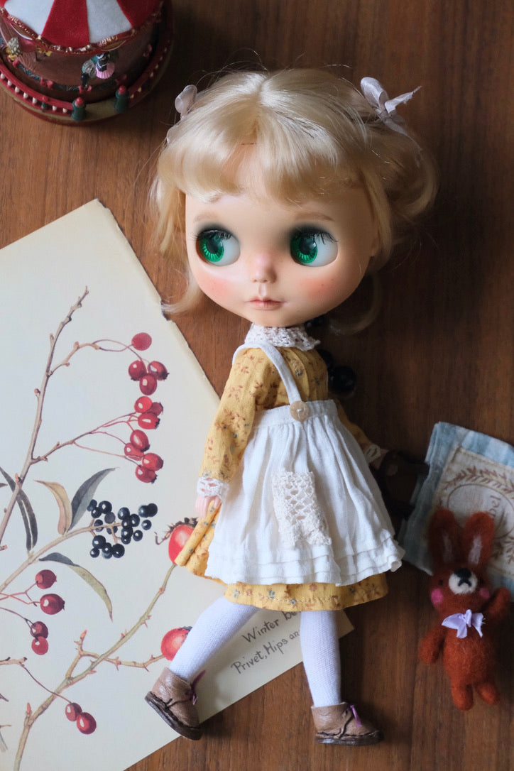 Pin-Tucked Dress and Apron