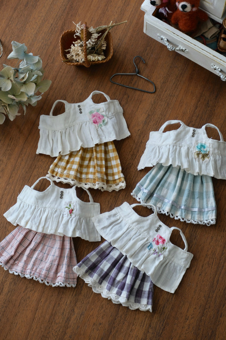 Cami Top and Skirt -Pink