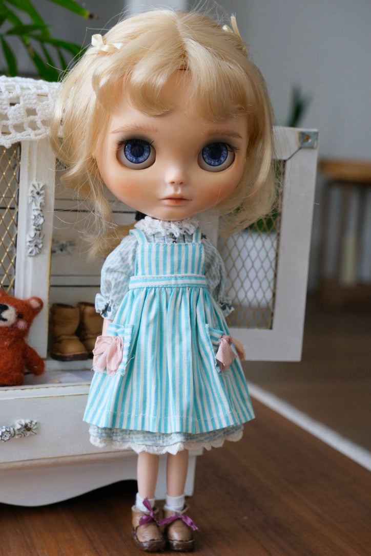 Dress and Apron - Mint