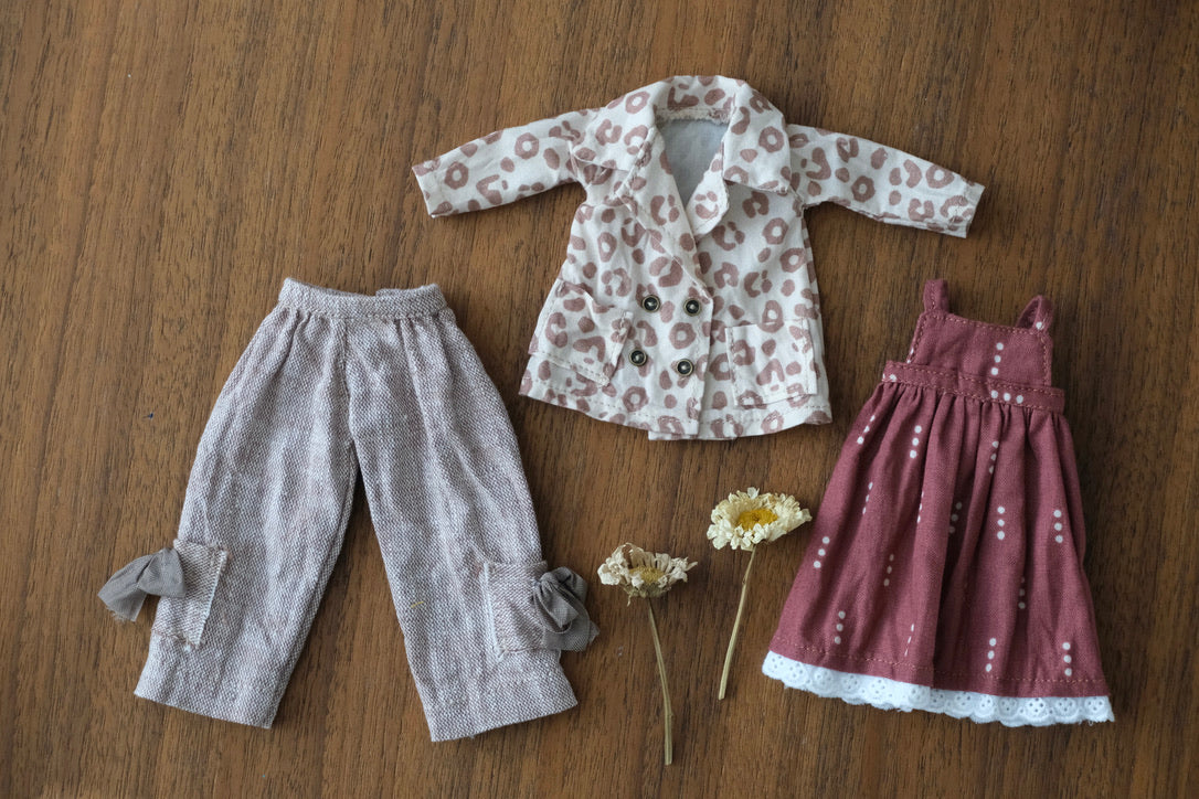 Double-Breasted Jacket and Cami Dress