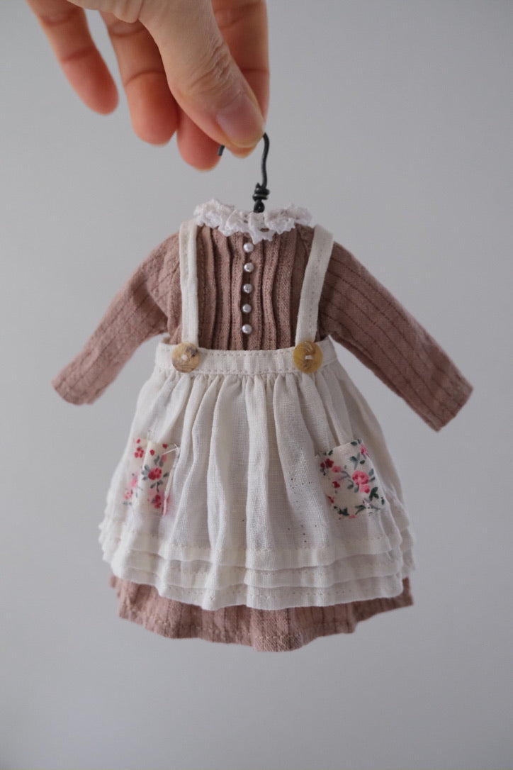 Pin-Tucked Dress and Apron