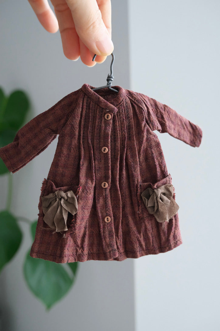 Pin-tucked coat and Cami dress