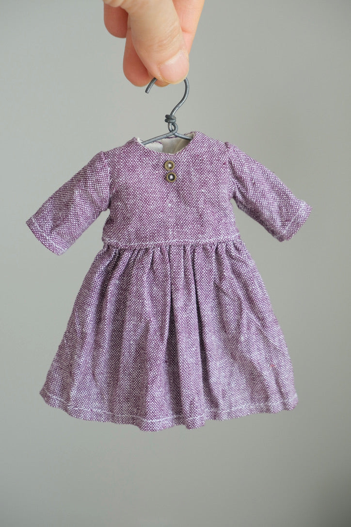 Linen Dress - Purple